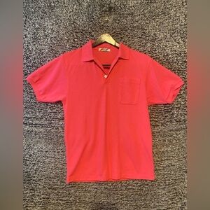 Men’s Polo pink  T-shirt Size  large